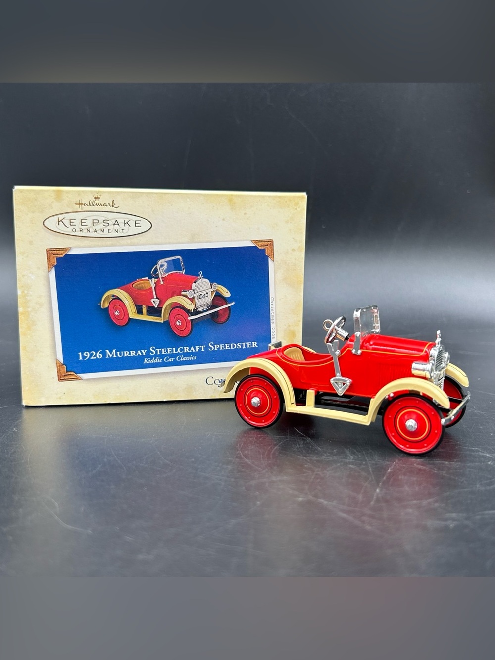 2005 Hallmark 1926 Murray Steelcraft Speedster Kiddie Car Classics Ornament